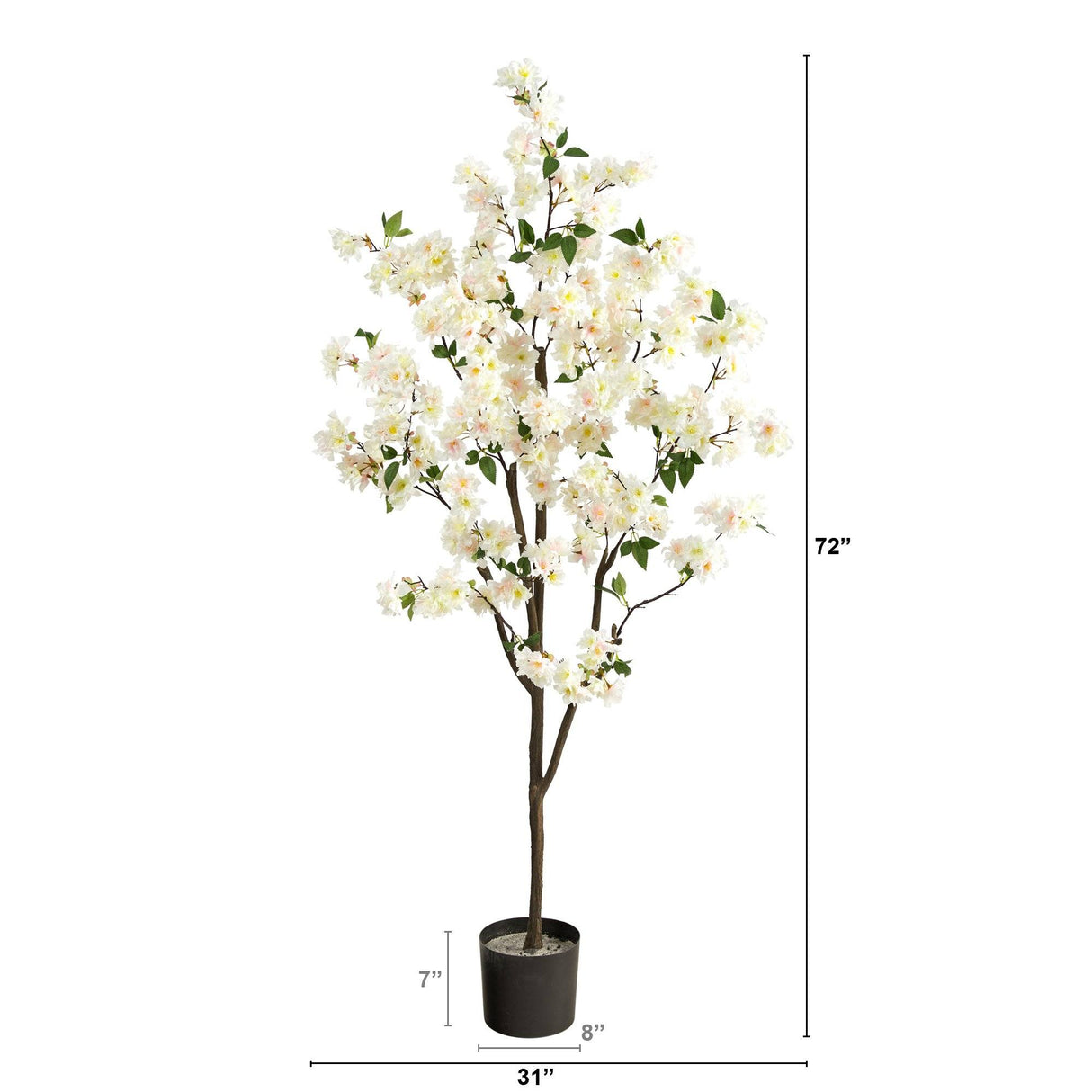 6’ Cherry Blossom Artificial Tree-Parc Decor