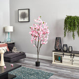 6’ Cherry Blossom Artificial Tree-Parc Decor