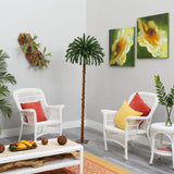 6’ Christmas Palm Artificial Tree with 200 Warm White LED Lights-Parc Decor