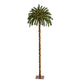 6’ Christmas Palm Artificial Tree with 200 Warm White LED Lights-Parc Decor