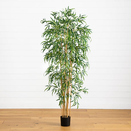 6' Fancy Style Slim Bamboo Silk Tree-Parc Decor