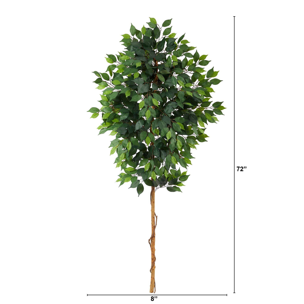 6’ Ficus Artificial Tree (No Pot)-Parc Decor