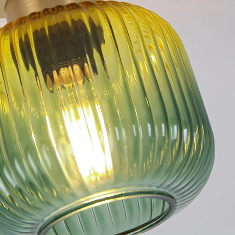 6 Inch Bard 1-Light Semi-Flush Mount Ceiling Light-Parc Decor