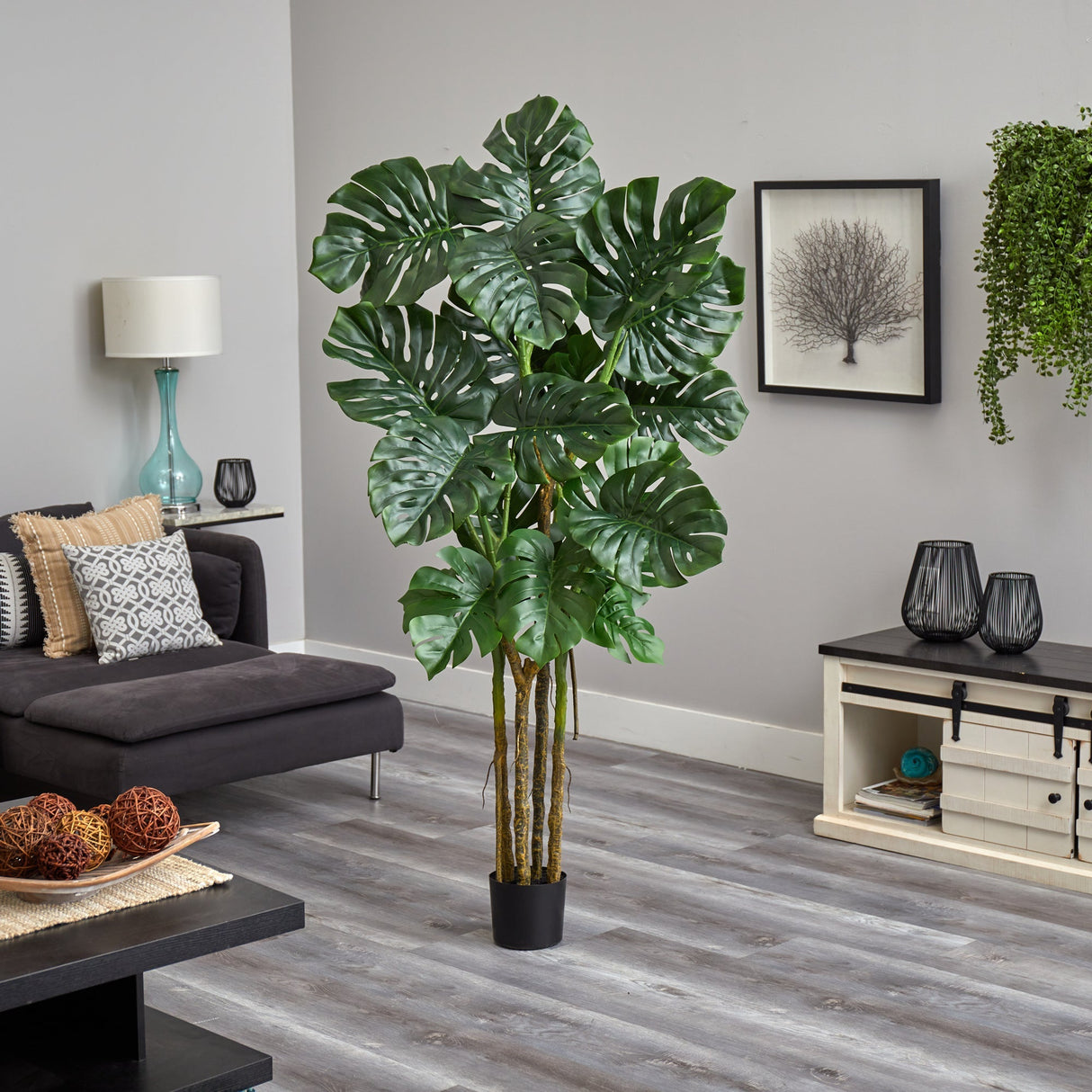 6’ Monstera Tree Artificial-Parc Decor