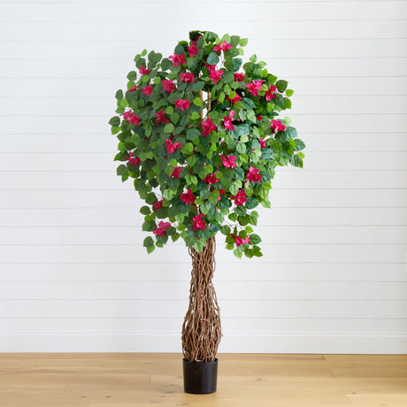 6' Multi Vine Bougainvillea Silk Tree-Parc Decor