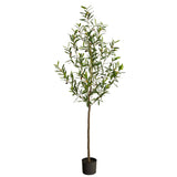 6’ Olive Artificial Tree-Parc Decor