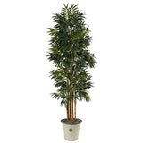 6’ Phoenix Artificial Palm tree in Decorative Planter-Parc Decor