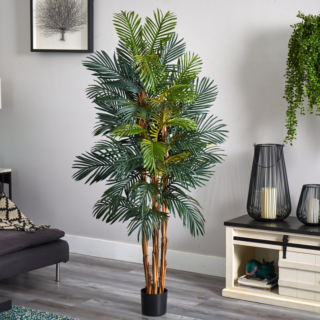 6' Robellini Palm Silk Tree-Parc Decor