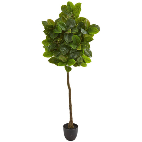 6’ Rubber Leaf Artificial Tree (Real Touch)-Parc Decor