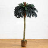 6' Sago Palm Silk Tree-Parc Decor