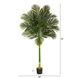 6’ Single Stalk Golden Cane Artificial Palm Tree-Parc Decor