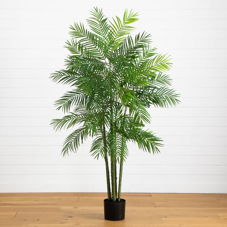 6' Tropic Artificial Areca Palm Silk Tree-Parc Decor