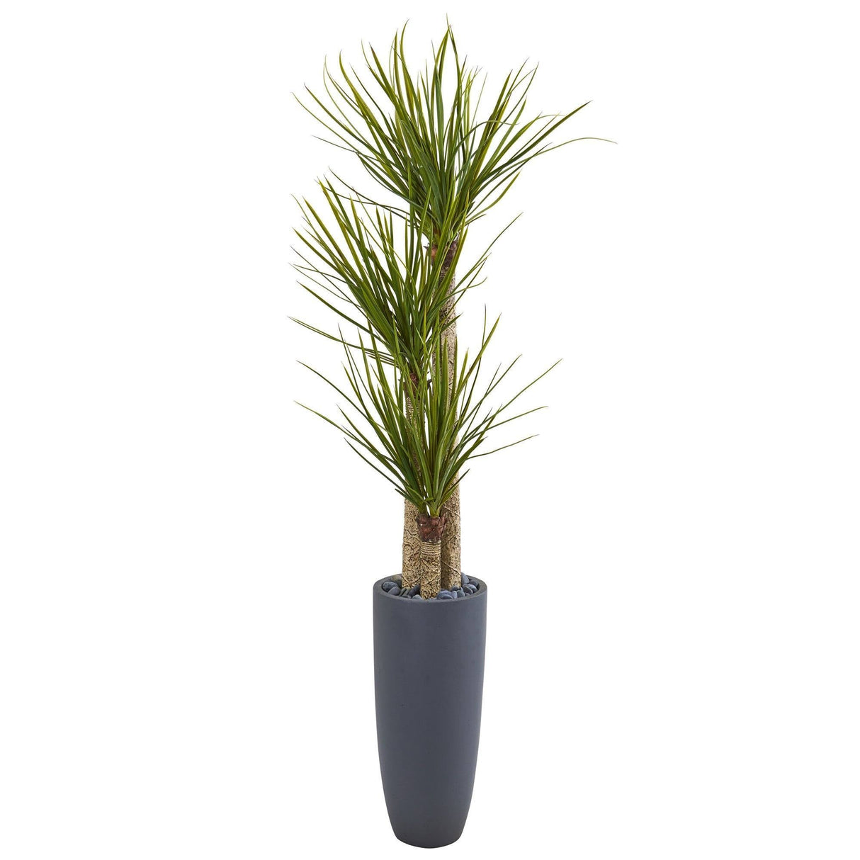 6’ Yucca Artificial Tree in Bullet Planter-Parc Decor
