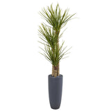 6’ Yucca Artificial Tree in Bullet Planter-Parc Decor