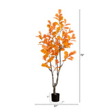 6' Artificial Autumn Oak Tree-Tree-Parc Decor