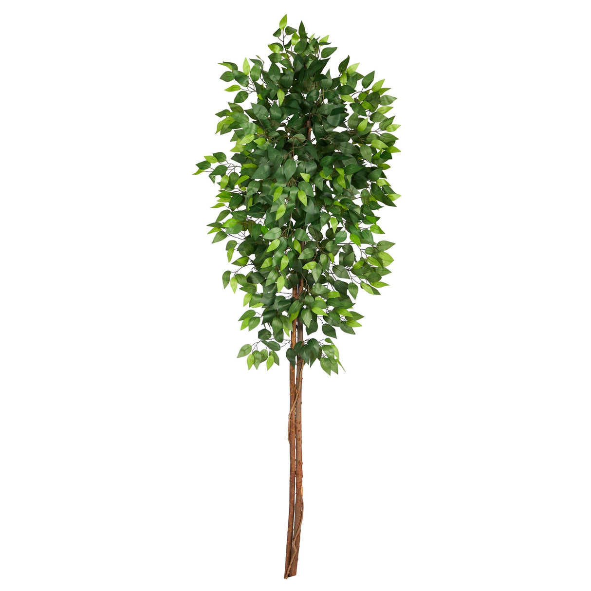 6’ Artificial Double Trunk Ficus Tree (No Pot)-Tree-Parc Decor