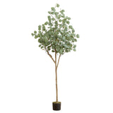 6’ Artificial Eucalyptus Tree-Tree-Parc Decor