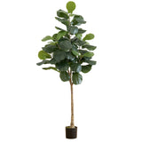 6’ Artificial Fiddle Leaf Tree-Tree-Parc Decor