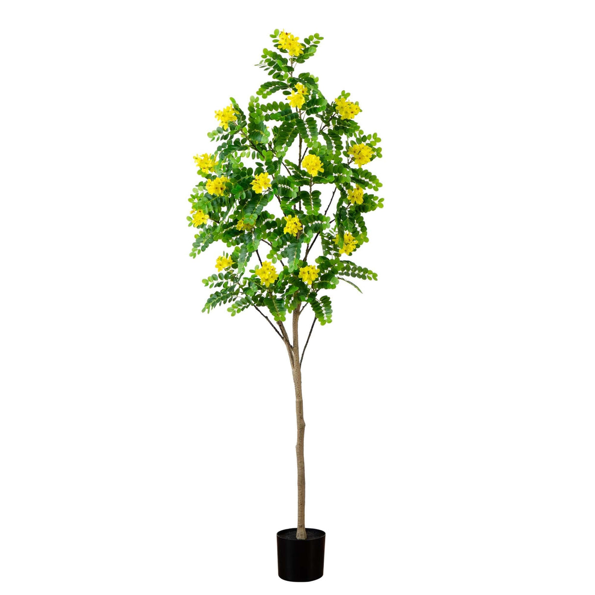 6’ Artificial Flowering Citrus Tree with Real Touch Leaves-Tree-Parc Decor