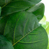 6’ Artificial Giant Leaf Fiddle Leaf Fig Tree in Decorative Planter with Real Touch Leaves-Tree-Parc Decor