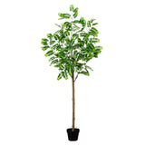 6’ Artificial Greco Citrus Tree with Real Touch Leaves-Tree-Parc Decor
