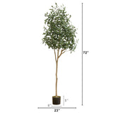 6’ Artificial Olive Tree-Tree-Parc Decor