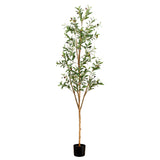 6’ Artificial Olive Tree with Natural Trunk-Tree-Parc Decor