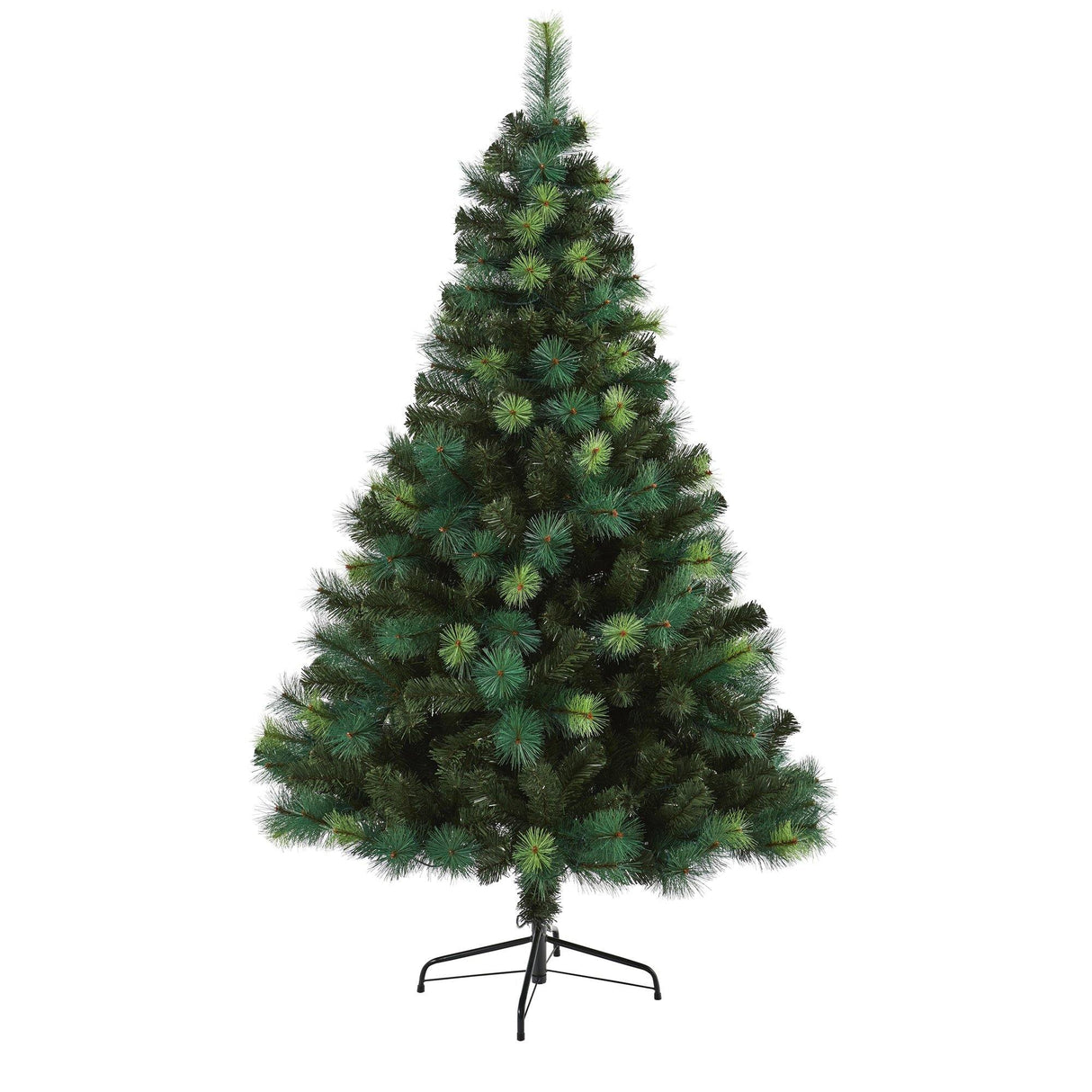 6' Assorted Green Scotch Pine Artificial Christmas Tree with 250 LED Lights-Christmas Tree-Parc Decor