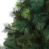 6' Assorted Green Scotch Pine Artificial Christmas Tree with 250 LED Lights-Christmas Tree-Parc Decor