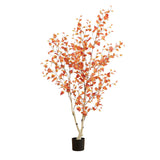 6’ Autumn Birch Artificial Fall Tree-Tree-Parc Decor