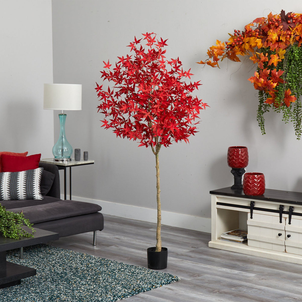 6’ Autumn Maple Artificial Fall Tree-Tree-Parc Decor