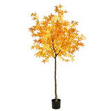 6' Autumn Maple Artificial Tree-Tree-Parc Decor