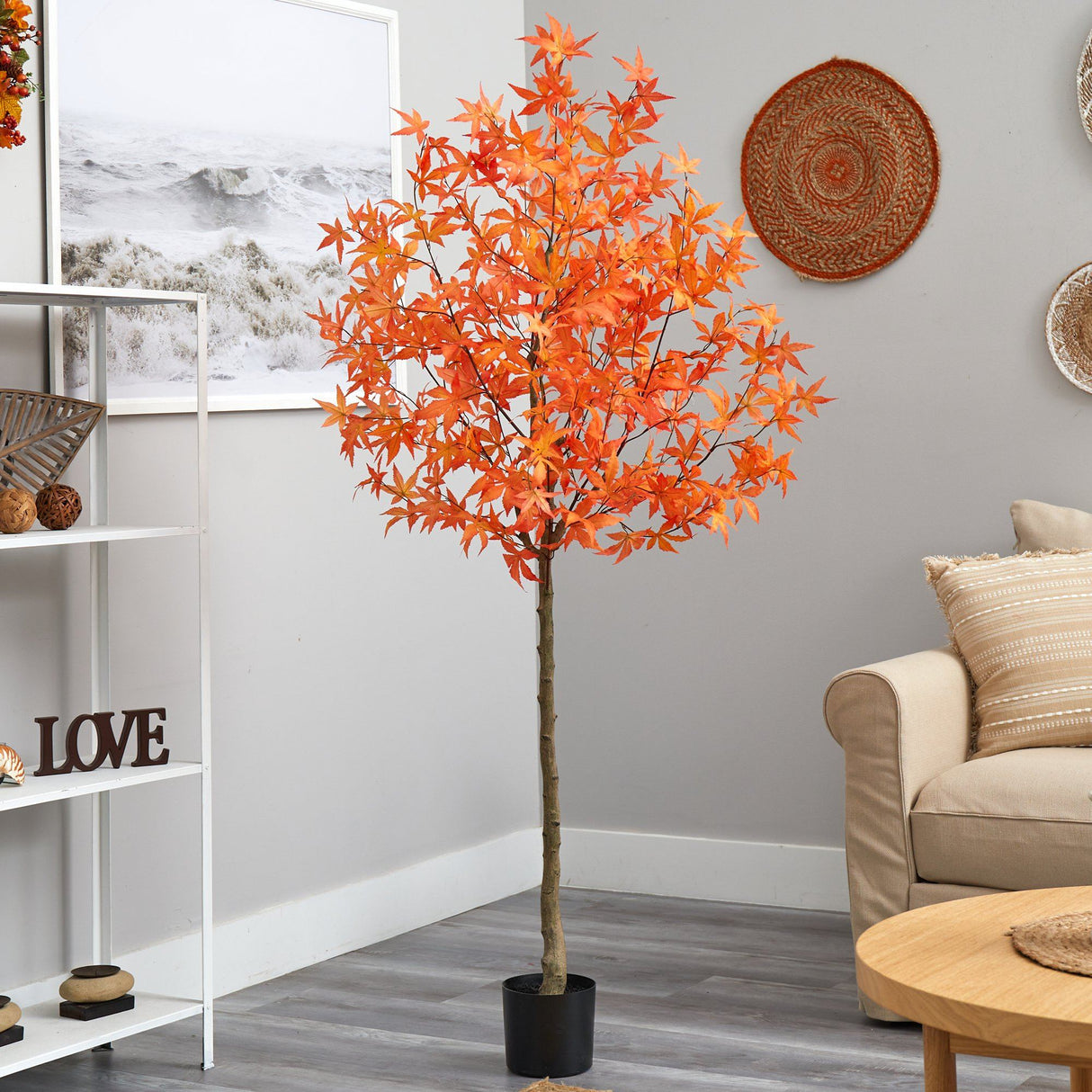 6' Autumn Maple Artificial Tree-Tree-Parc Decor