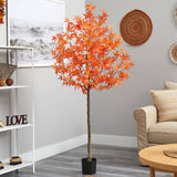 6' Autumn Maple Artificial Tree-Tree-Parc Decor