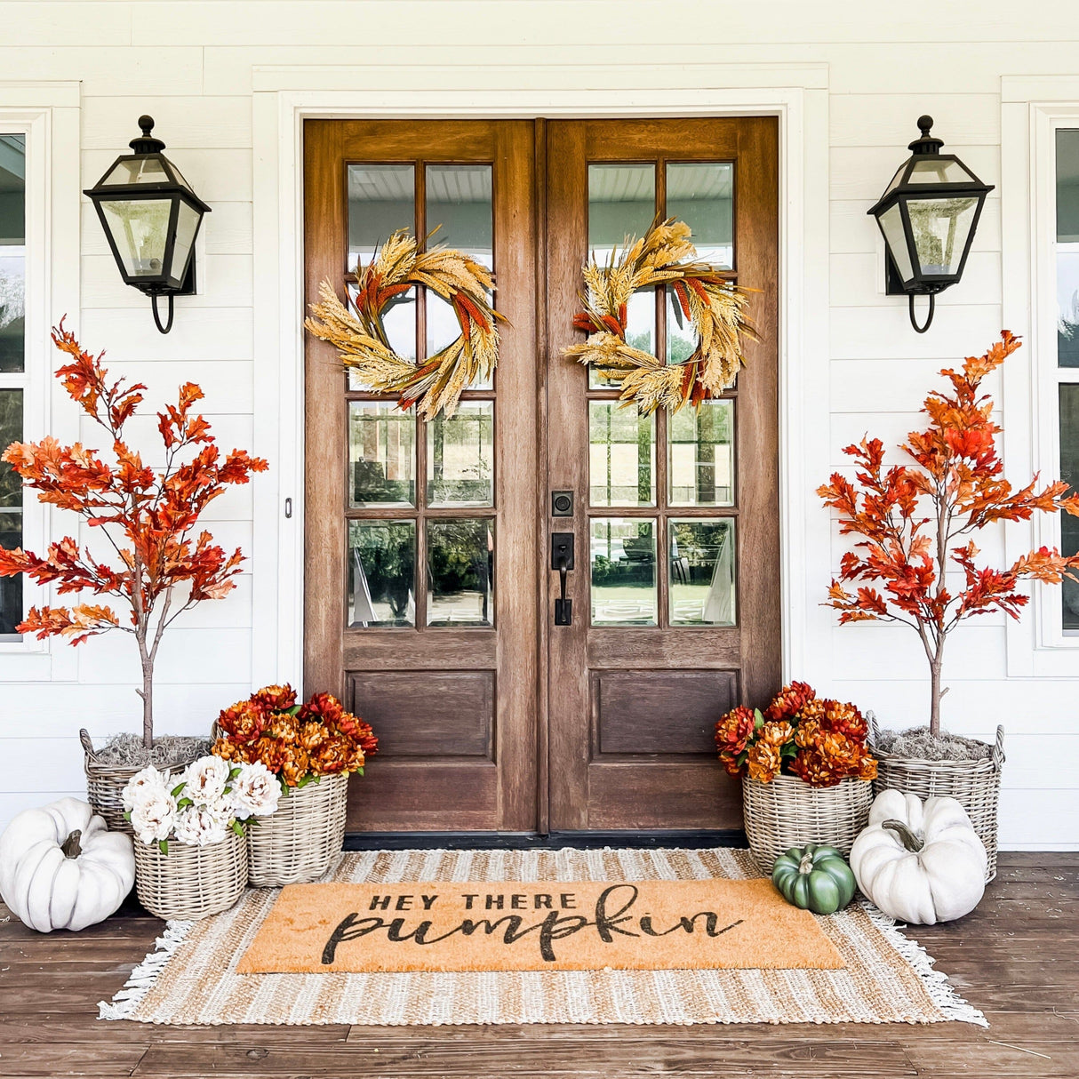 6’ Autumn Oak Artificial Fall Tree-Tree-Parc Decor