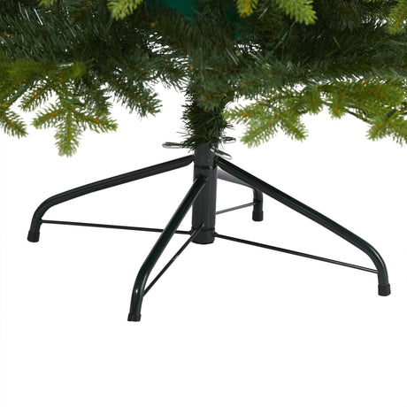 6’ Belgium Fir “Natural Look” Artificial Christmas Tree with 300 Clear LED Lights-Christmas Tree-Parc Decor