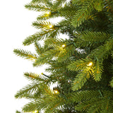6’ Belgium Fir “Natural Look” Artificial Christmas Tree with 300 Clear LED Lights-Christmas Tree-Parc Decor