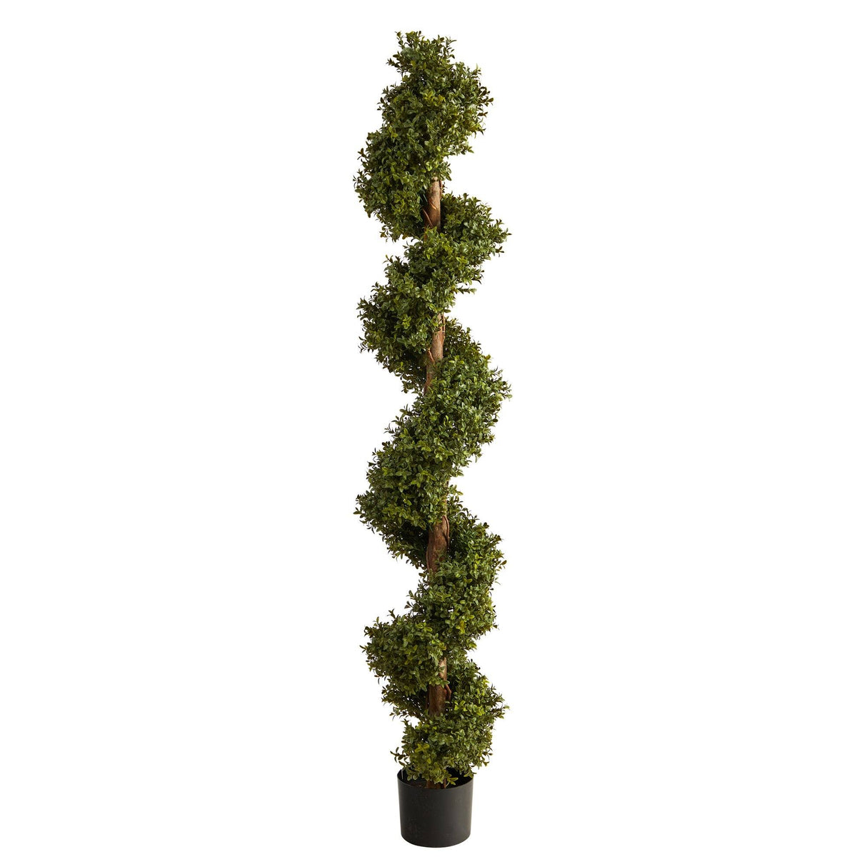 6’ Boxwood Topiary Spiral Artificial Tree (Indoor/Outdoor)-Tree-Parc Decor