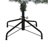 6' Flocked Rock Springs Spruce Artificial Christmas Tree with 250 Clear LED Lights-Christmas Tree-Parc Decor