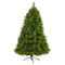 6’ Green Scotch Pine Artificial Christmas Tree with 300 Clear LED Lights-Christmas Tree-Parc Decor
