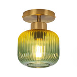 6 Inch Bard 1-Light Semi-Flush Mount Ceiling Light