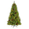 6’ Montana Mixed Pine Artificial Christmas Tree with Pine Cones, Berries and 350 Clear LED Lights-Christmas Tree-Parc Decor