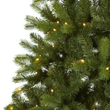 6’ New Haven Spruce “Natural Look” Artificial Christmas Tree with 350 LED Lights-Christmas Tree-Parc Decor