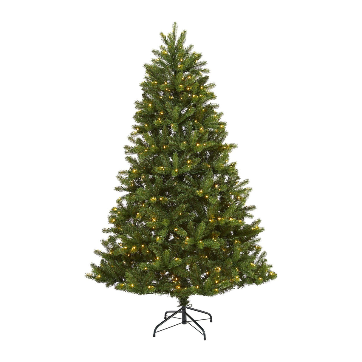 6’ New Haven Spruce “Natural Look” Artificial Christmas Tree with 350 LED Lights-Christmas Tree-Parc Decor