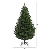6’ Northern Rocky Spruce Artificial Christmas Tree with 838 Bendable Branches-Christmas Tree-Parc Decor