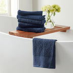 6 Pack Cotton Hand Towels - Kasper Collection
