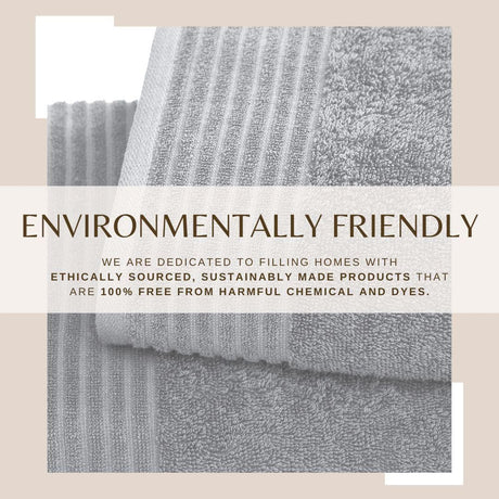 6 Pack Cotton Hand Towels – Kasper Collection-Bath Towels-Parc Decor