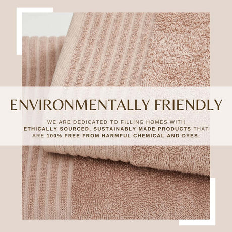 6 Piece Set Cotton Bath Towels - Kasper Collection