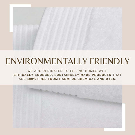 6 Piece Set Cotton Bath Towels - Kasper Collection