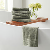6 Piece Set Cotton Bath Towels - Kasper Collection-Bath Towels-Parc Decor